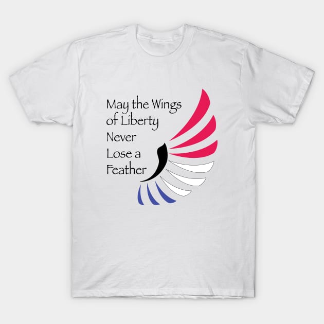 Wings of Liberty T-Shirt by SnarkSharks